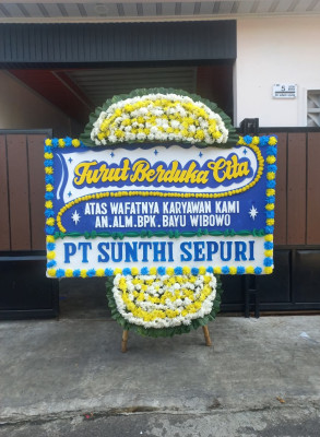 Papan Bunga Duka di Nunukan