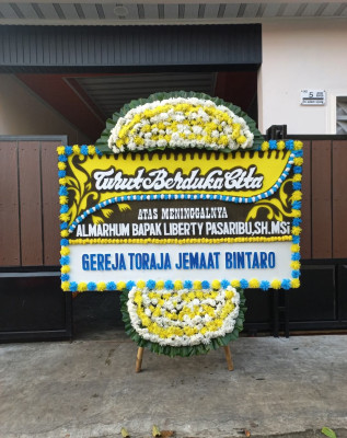 Papan Bunga Duka di Nunukan